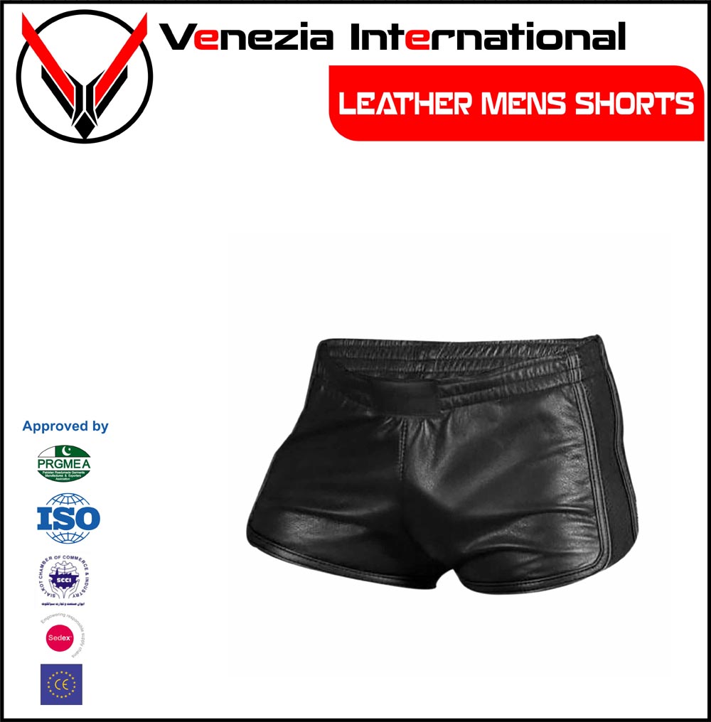 Leather Shorts Mens