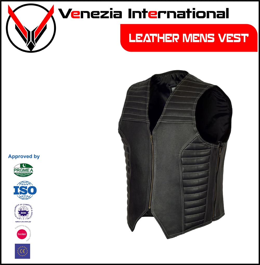 Leather Vests Mens