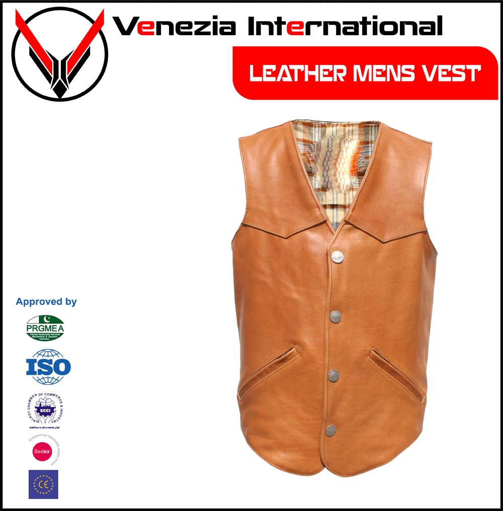 Leather Vests Mens