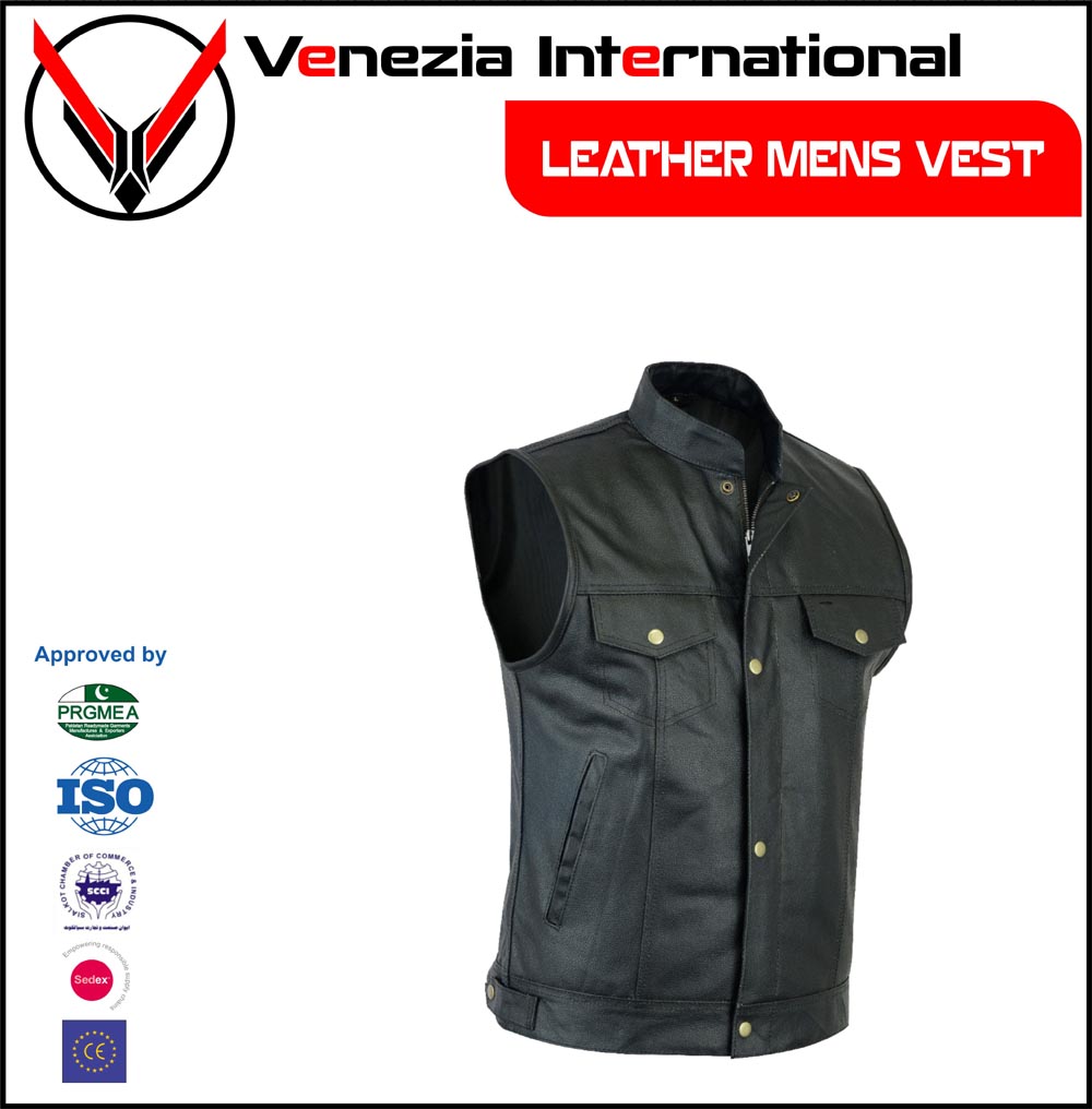 Leather Vests Mens