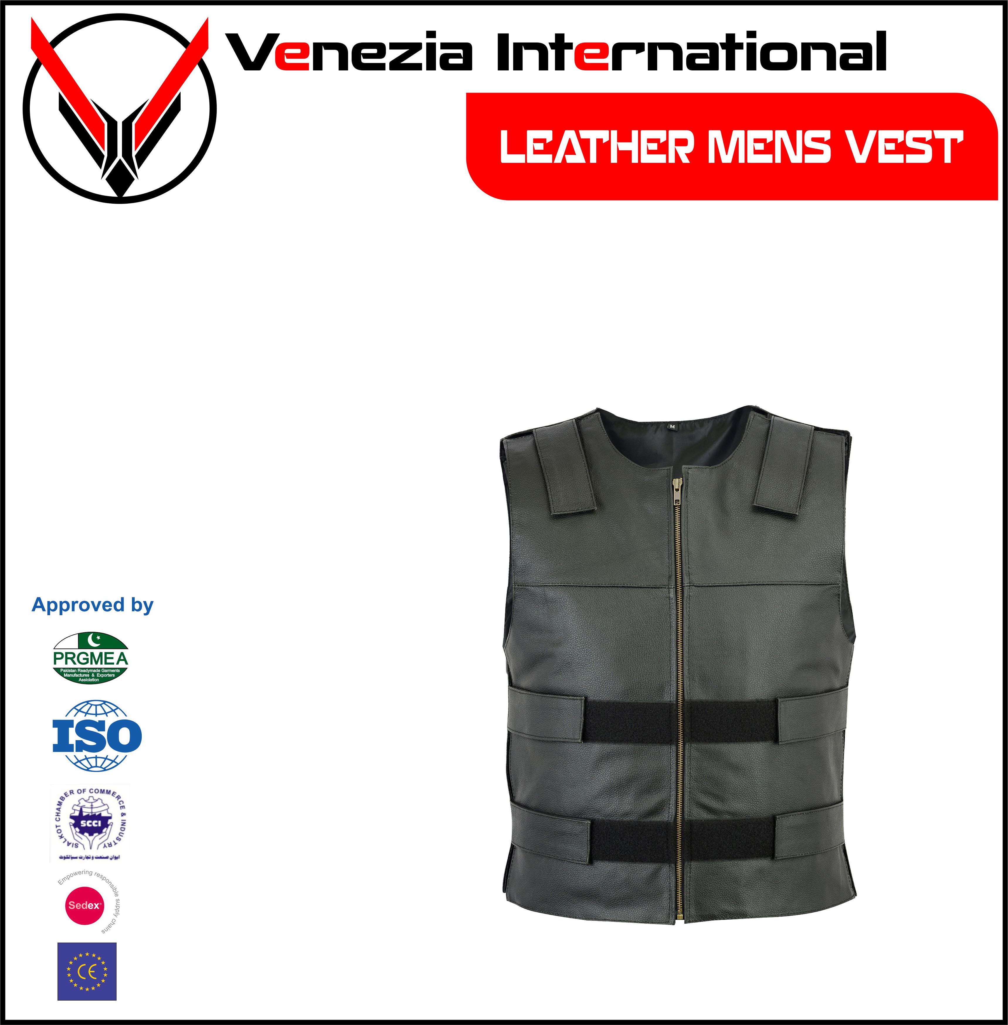 Leather Vests Mens