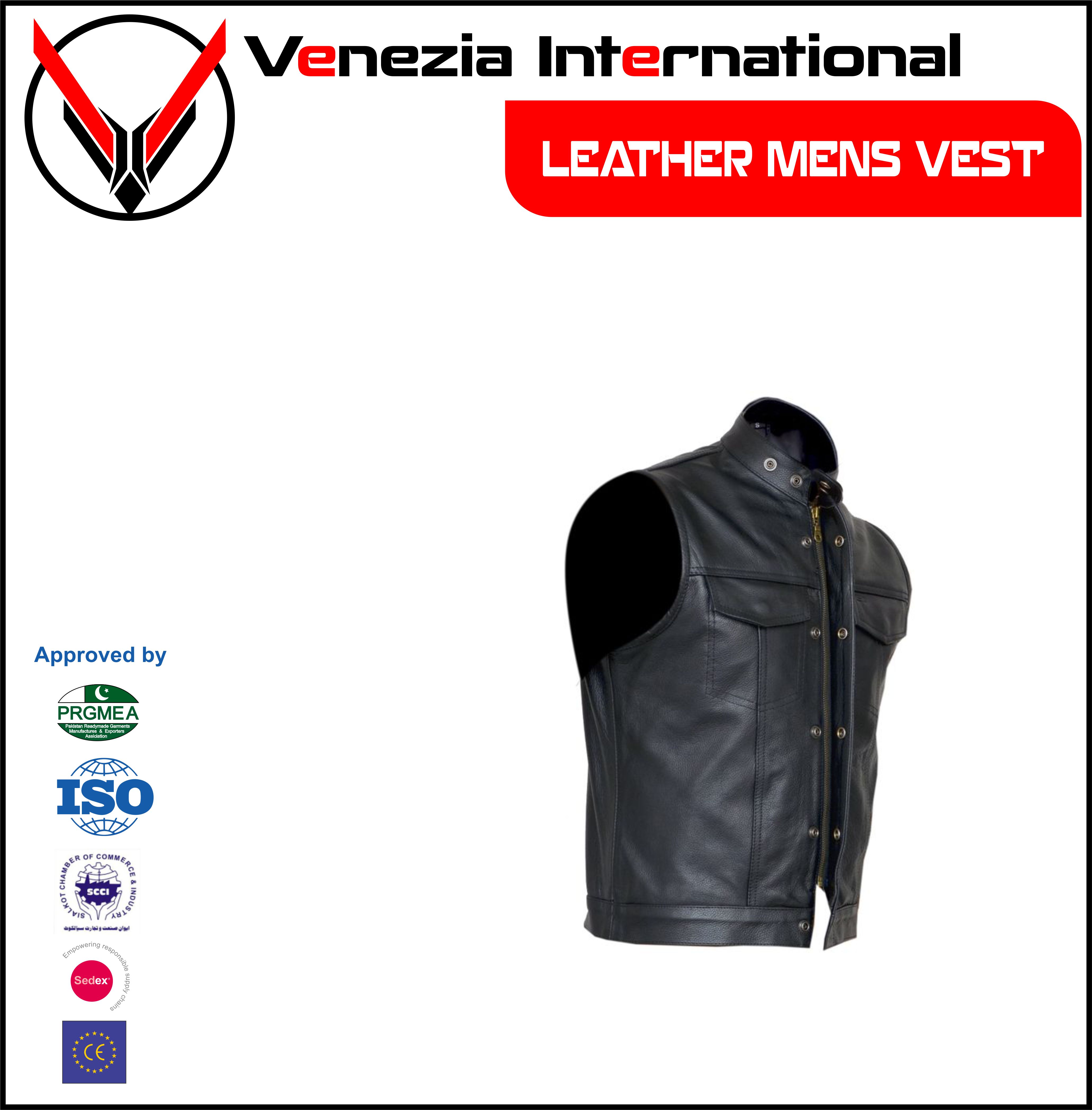 Leather Vests Mens